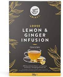 Happy Belly Herbal Tea Leaves Loose Lemon & Ginger Infusion 200g RRP 5.36 CLEARANCE XL 1.99